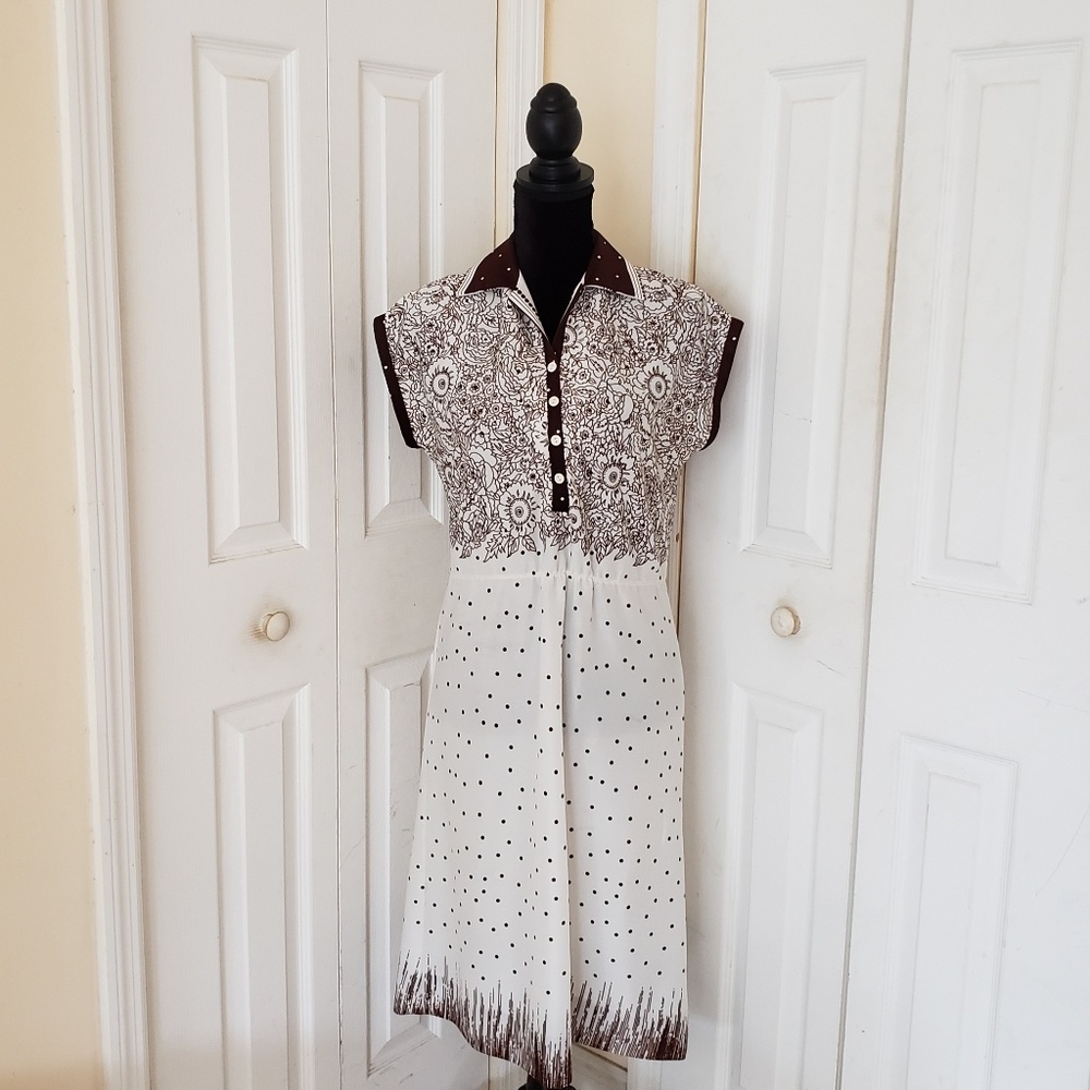 🔥 Vintage Printed Dress
